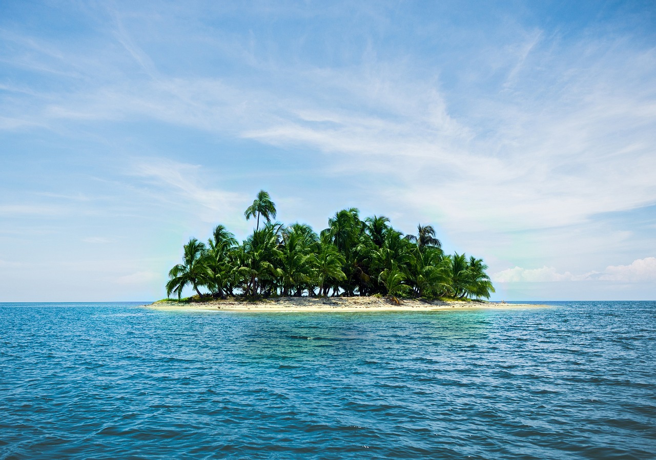 caribbean, palm trees, sand, sea, blue, quiet, beach, lonely, small, landscape, coast, water, nature, summer, island, island, island, island, island