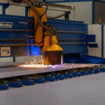 Crystal Grace at Fincantieri Shipyard Steel Cutting